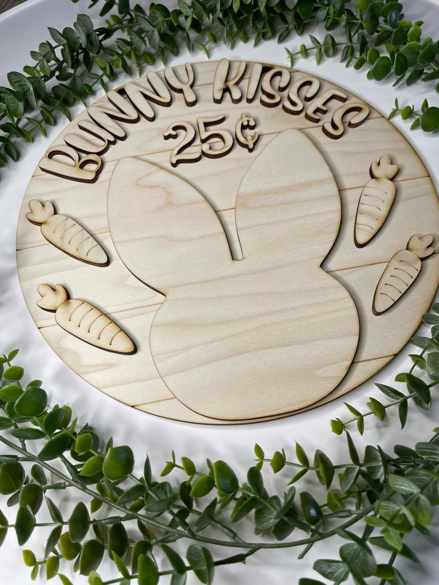 Bunny Kisses DIY Sign