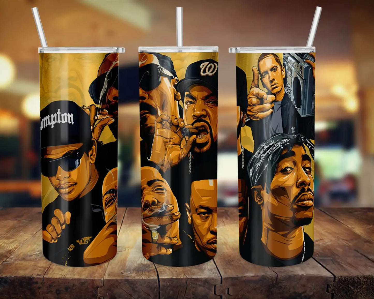 Legends of Hip Hop Music Tumbler